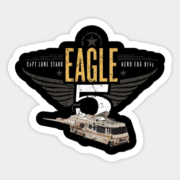 Eagle 5 Sticker by MindsparkCreative